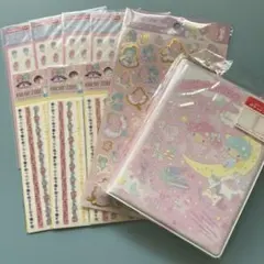 キキララ　シール　6穴バインダー　シール帳　ファイル