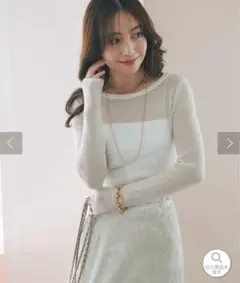 La boutique BonBon 2WAYリブニット