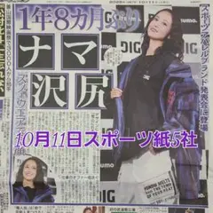 匿名配送！送料込み！ 10月11日 朝刊　 スポーツ紙全5社