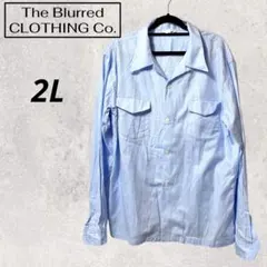 The Blurred CLOTHING Co. 長袖 シャツ シンプル 秋