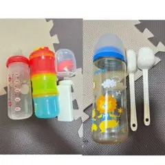 アンパンマン 哺乳瓶　母乳実感　哺乳瓶　リッチェル　パウチ飲料用ストロー