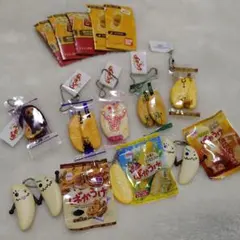 ガチャ☆ばかうけミニチュアチャーム5個＆パッケージチャーム3個