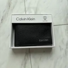 Calvin Klein 折りたたみ財布　カルバンクラインCK ブラック