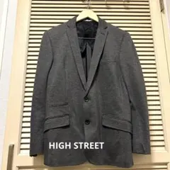 HIGH STRETCH グレー テーラードジャケット 51のサムネイル