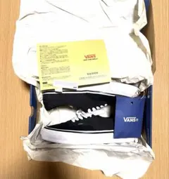 美品 VANS ヴァンズ オーセンティック ブラック 25.5cm