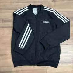 adidas 3本ライン ジャージジャケット 黒