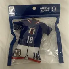 サッカー日本代表 上田綺世 ユニフォーム型クッションキーホルダー