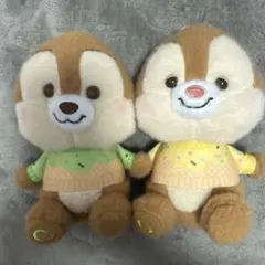 ミッキー&フレンズ　ミルキーボア　アイスセーター　チップとデール ぬいぐるみ