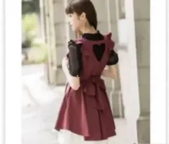 新品未使用タグ付き♡シークレットハニー♡メイドくりぬきワンピ♡ボルドージャンスカのサムネイル
