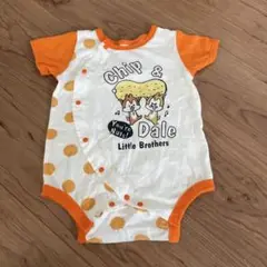 ディズニー　チップ&デール　半袖ロンパース80サイズ