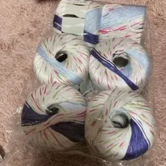 竹の繊維百%使用Colorful Bamboo サマーヤーン5個と少し