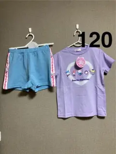 新品 120 サンリオ Tシャツ ショートパンツ セット 半袖 女の子のサムネイル