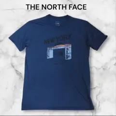 【希少】ザ・ノースフェイス　Tシャツ　ブルー　メンズ　ユニセックスデザイン