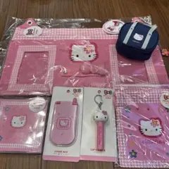 Hello Kitty 3COINS バッグ ポーチ リップチャーム セット - メルカリ