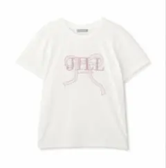 JILL STUART ロゴ刺繍 Tシャツ ホワイト