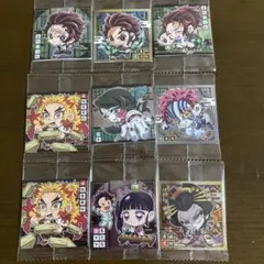 鬼滅の刃　ウエハース　ディフォルメシール　9枚セット