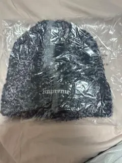 Supreme Stripe Beanie ブラック/グレー