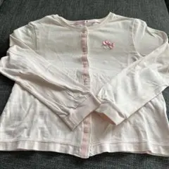 ミキハウス カーディガン 130サイズ 薄いピンク