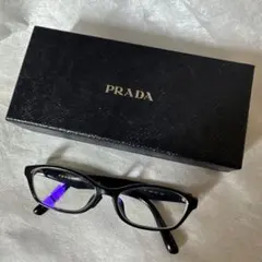 極美品】PRADA メガネフレーム PR01W-F ブラック 伊製 - メルカリ