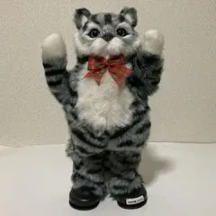 猫野係長 しりふりおやじ猫 ダンシングキャット 直立猫 ギミック ジャンク品