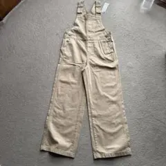 GU フロントジップ サロペットパンツJR+E 150cm