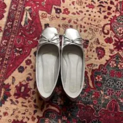 シルバー　パンプス˚✧₊⁎⁎⁺˳✧༚バレエシューズ