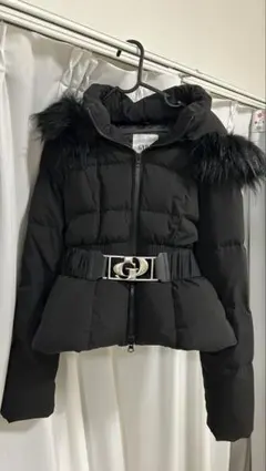 GYDA ファー付きショートダウンジャケット 黒（早い者勝ち）