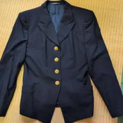 ROPE 濃紺 シングルブレザー、 セットアップ、ブレザー、フレアースカート