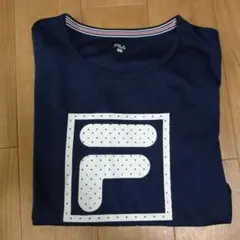 FILA ネイビー 半袖Tシャツ Lサイズ