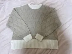 ダイヤモンド編みセーター UNITED ARROWS LTD. ニットのサムネイル