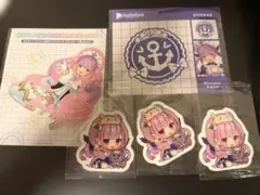 【ホロライブ】湊あくあ オリジン衣装 ステッカーセット まとめ売り