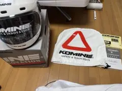 KOMINE フルフェイスヘルメット ホワイト　hk190 Ｌサイズのサムネイル
