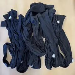 グラマラスパッツ　着圧レギンス ブラック L-LL 6枚セット　一枚　ハーフ