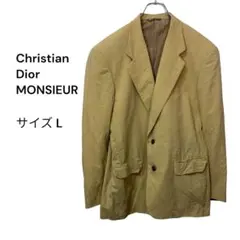 Christian Dior テーラードジャケット イエローベージュ ディオールのサムネイル