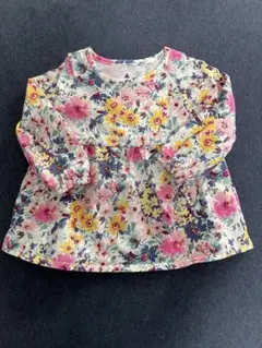 【超美品】baby GAP花柄ロンティ80サイズ