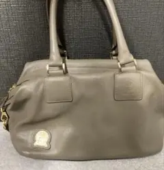 A.D.M.J. ベージュ レザー 本革製 2way ショルダーバッグ