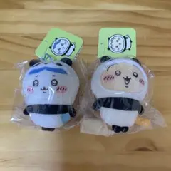 【新品未開封】ちいかわ パンダなマスコット ハチワレ　うさぎ　セット