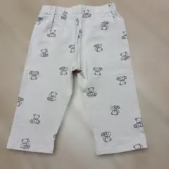 半ズボン 100 ５部丈 レギンス くま クマ