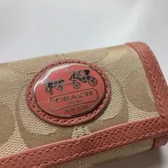 coach シグネチャー 6連　キーケース