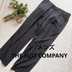 ❤️THE SUIT COMPANY/スラックス/ストライプ/裾ダブル/メンズ❤️のサムネイル