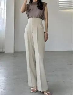 ハイウェスト スラックス
