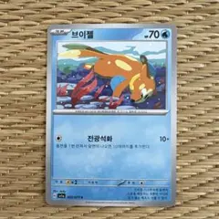 ポケモンカード 韓国語版 브이젤 (ブイゼル)