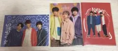NEWS ミニクリアファイル ポートレート 3セット