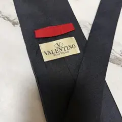 VALENTINO ブラック ネクタイ 無地 ヴァレンティノ