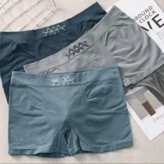 ボクサーパンツ メンズ XL 3枚セット 通気速乾 抗菌防臭 紺/水色/グレー