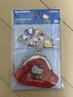 サンリオ ハローキティ ポップデコパーティー プチパース付きフレークシール