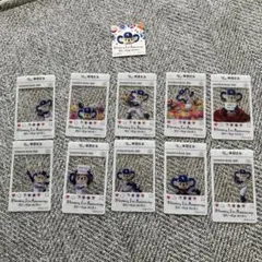ドアラ　中日ドラゴンズ　中日ビル　カード　10種　コンプリート　シール付き