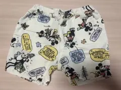 【美品】Disney ミッキーマウス ハーフパンツ 90