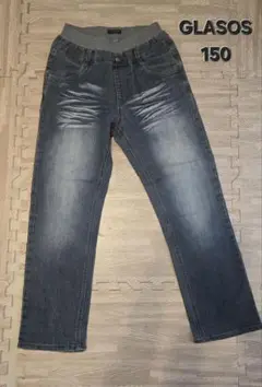 GLAZOS ダークブルー デニムパンツ