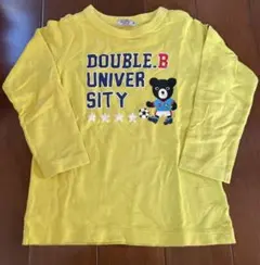 ダブルB ロンT サッカーモチーフ 110センチ